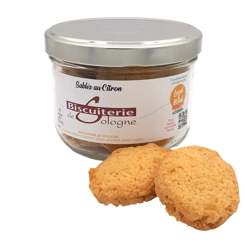 Biscuiterie de Sologne - Sablés Citron - 150g