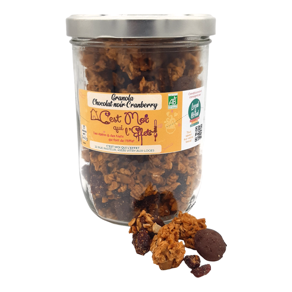 C'est Moi qui l'Effet - Granola Chocolat noir et Cranberry - 340g