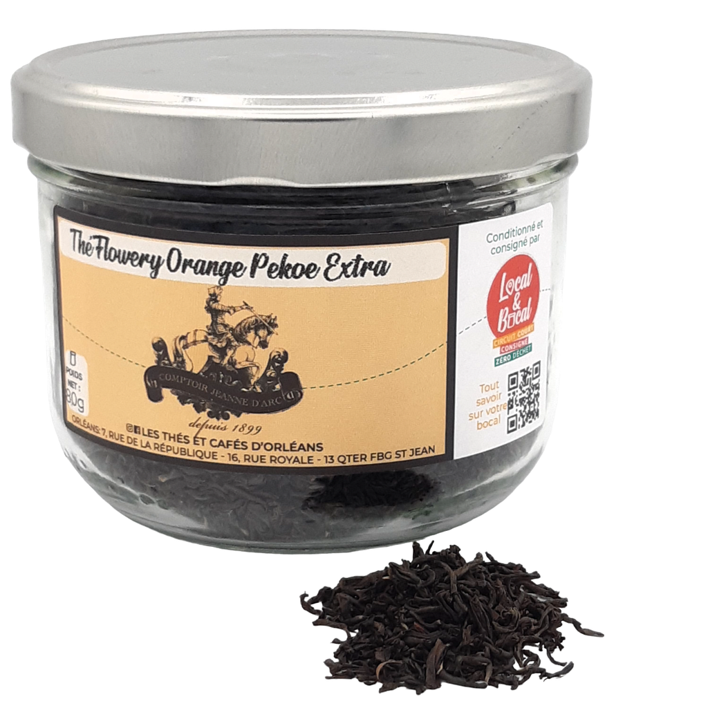 Comptoir Jeanne d'Arc - Thé Flowery Orange Pekoe Extra - 80g