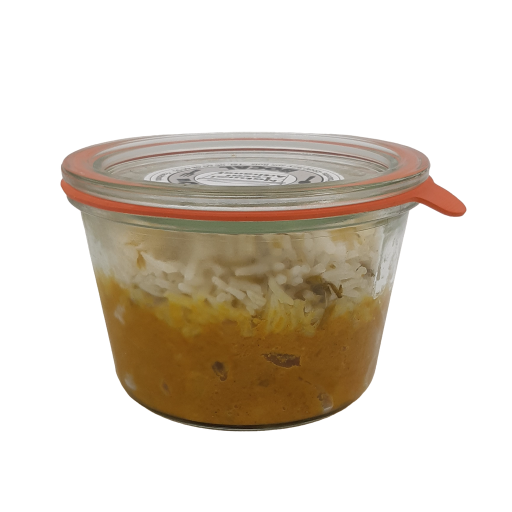 Autour du Bocal - Dhal de butternut, pois chiche et riz au poivron - 250g