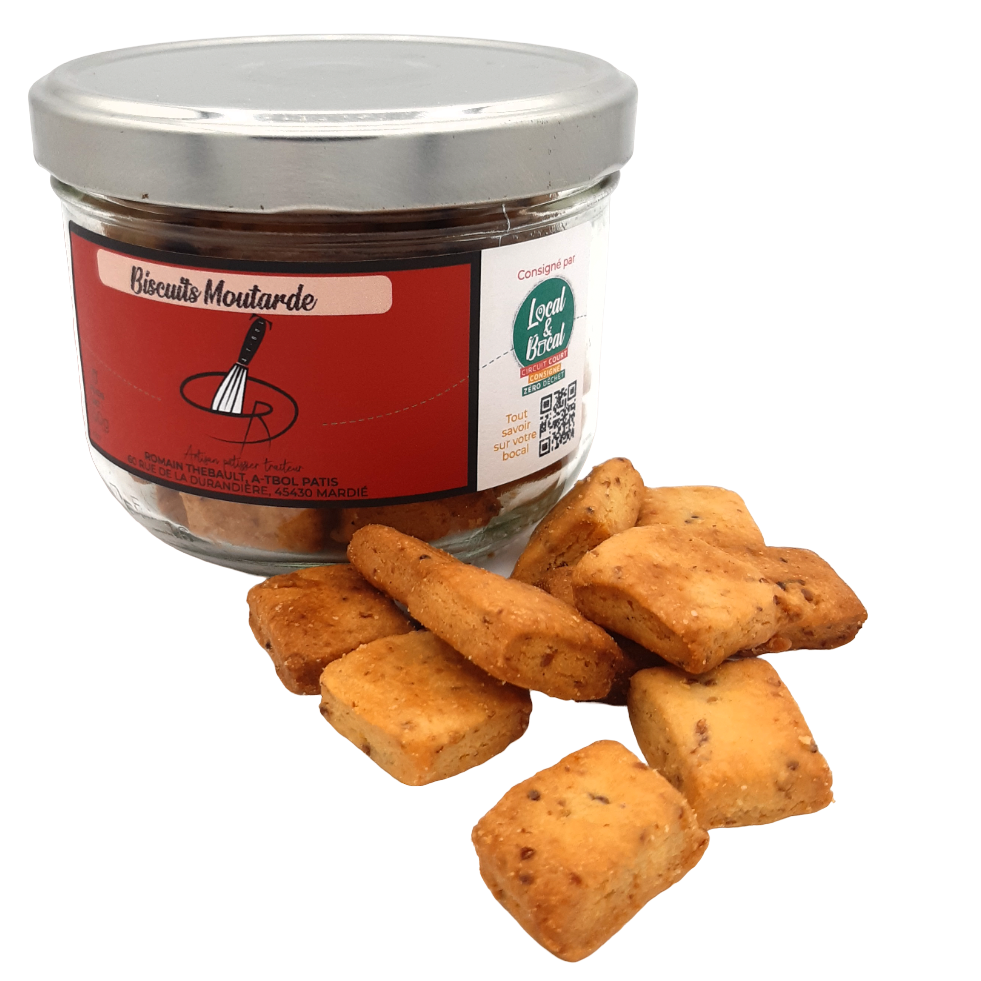 AtBolPatis - Biscuits Moutarde - 150g