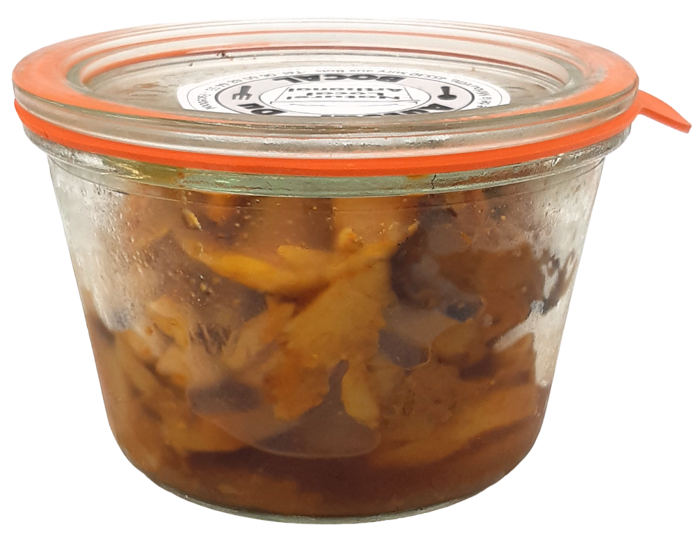 Autour du Bocal -  Tajine de pois chiches, courge shiatsu, radis noir, citron confit et pommes de terre - 250g