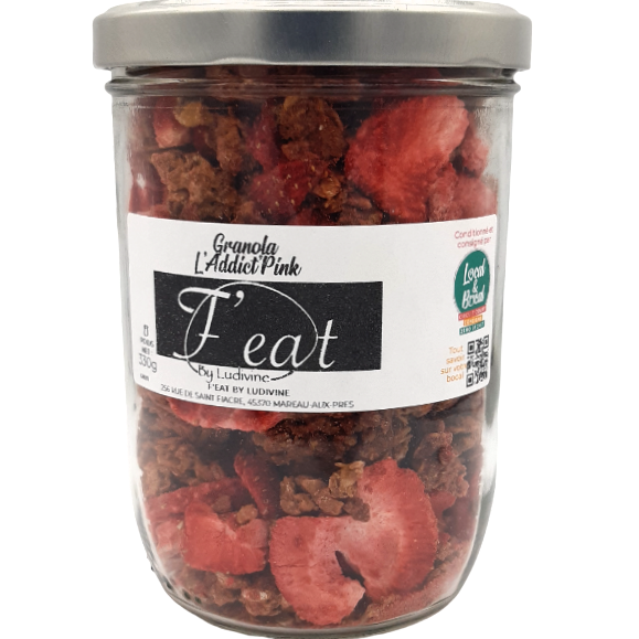 F'EAT by Ludivine - Granola L'Addict'Pink  -  330g