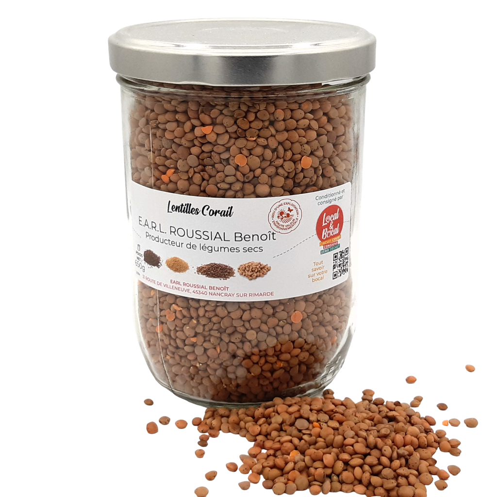 Benoît Roussial - Lentilles Corail - 650g