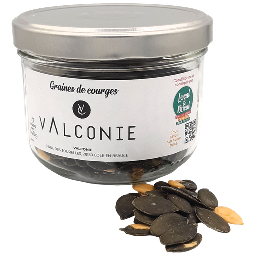 [LE020] Valconie - Graines de courges Brutes - 140g