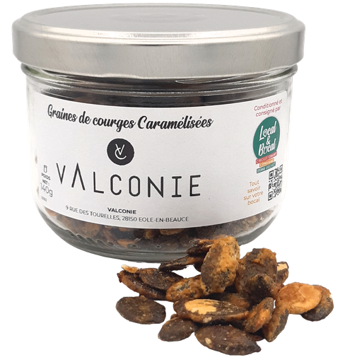 [LE022] Valconie - Graines de courges Caramélisées - 140g