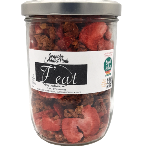 [GR007] F'EAT by Ludivine - Granola L'Addict'Pink  -  330g