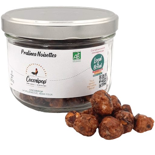 [CO003] Cocoripop - Pralines Noisettes BIO - 180g