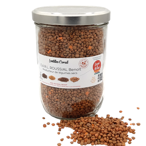 [LE014] Benoît Roussial - Lentilles Corail - 650g